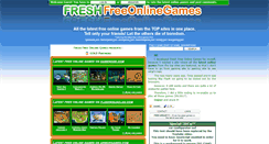 Desktop Screenshot of freshfreeonlinegames.com